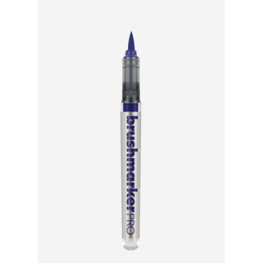 Teptukinis markeris Karin Brushmarker PRO indigo mėlynos spalvos 169 Teptukinis markeris Karin Brushmarker PRO indigo mėlynos spalvos 169