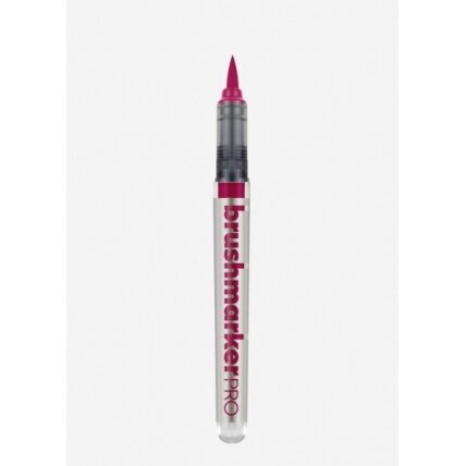 Teptukinis markeris Karin Brushmarker PRO lupų raudonos spalvos 181