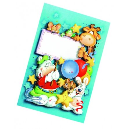 3D-motyvų iškarpos Folia, 10 lapų su priedais 3 3D-motyvų iškarpos Folia, 10 lapų su priedais 3
