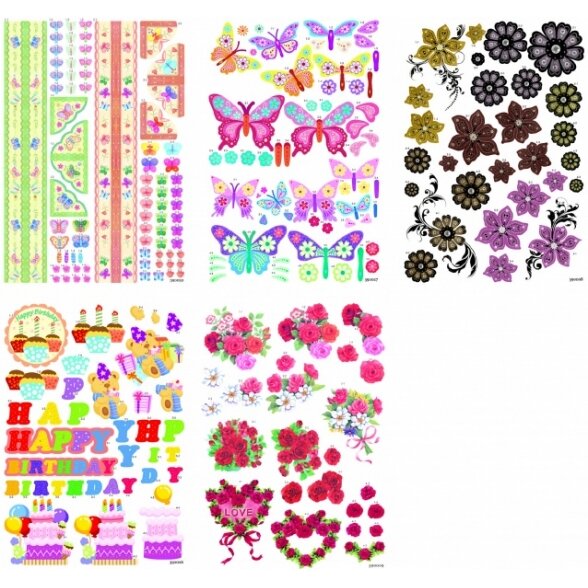 3D-Card Topper-Kit ALL -YEAR-ROUND, 1