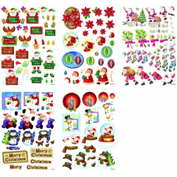 3D-Card Topper-Kit X-MAS 1