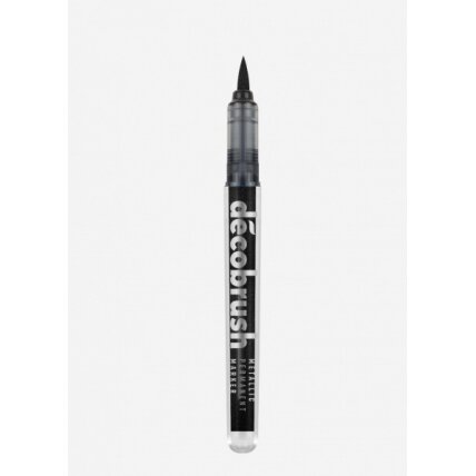 Teptukinis markeris Karin Decobrush Metallic 786M juodos spalvos