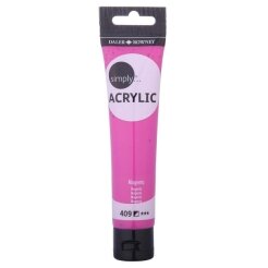 Akriliniai dažai dailei Daler-Rowney Simply 75 ml Magenta