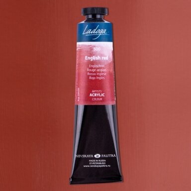Acrylic Colours Ladoga in Tubes 46 ml — 300 English Red