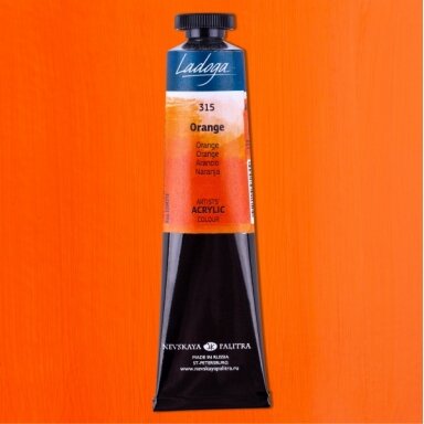 Acrylic Colours Ladoga in Tubes 46 ml — 315 Orange