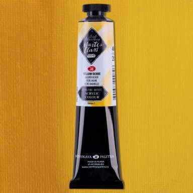 Akriliniai dažai dailei Master-Class 46 ml Nr.218 ochra geltona