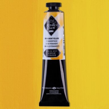Akriliniai dažai dailei Master-Class 46 ml Nr.237 (Permanent Yellow) geltona