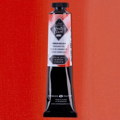 Akriliniai dažai dailei Master-Class 46 ml Nr.302 kadmis raudonas