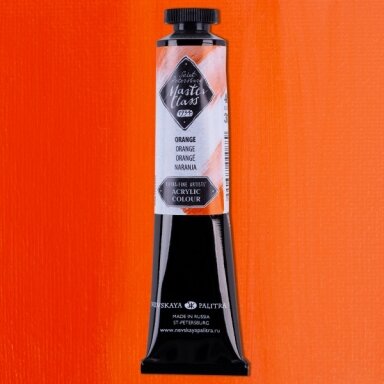 Akriliniai dažai dailei Master-Class 46 ml Nr.315 oranžinės spalvos