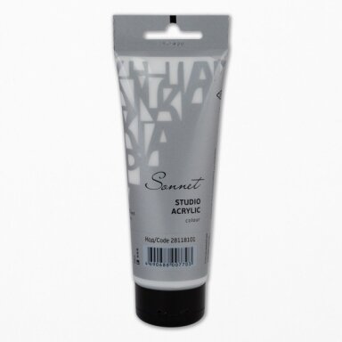 Acrylic Paints Sonnet in Plastic Tube 120 ml — 101 Titanium white