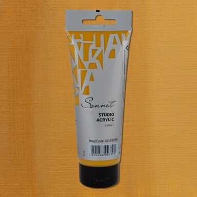 Acrylic Paints Sonnet in Plastic Tube 120 ml — 206 Ocher light