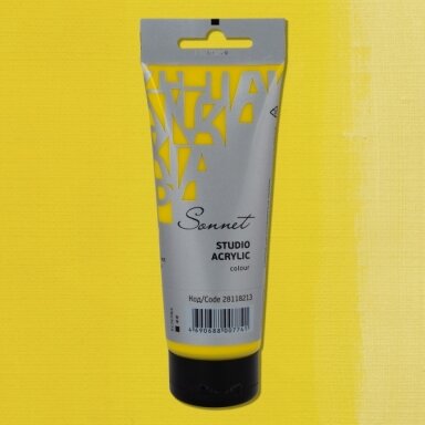Acrylic Paints Sonnet in Plastic Tube 120 ml — 213 Yellow light