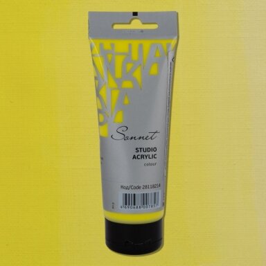 Acrylic Paints Sonnet in Plastic Tube 120 ml — 214 Lemon