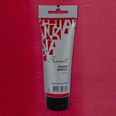 Acrylic Paints Sonnet in Plastic Tube 120 ml — 317 Madder lake red