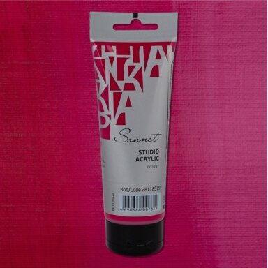 Acrylic Paints Sonnet in Plastic Tube 120 ml — 319 Carmine