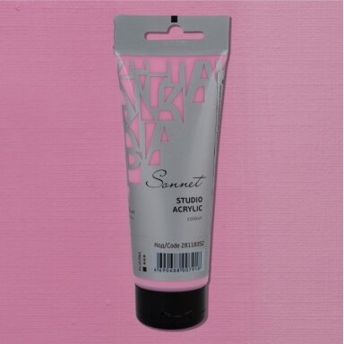 Acrylic Paints Sonnet in Plastic Tube 120 ml — 352 Pastel rose