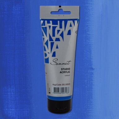 Acrylic Paints Sonnet in Plastic Tube 120 ml — 520 Blue light
