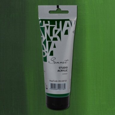 Acrylic Paints Sonnet in Plastic Tube 120 ml — 710 Green deep
