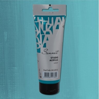 Acrylic Paints Sonnet in Plastic Tube 120 ml — 713 Emerald green