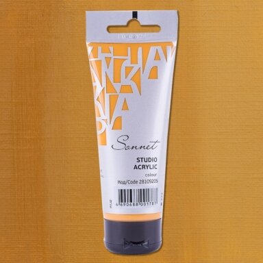 Acrylic Paints Sonnet in Plastic Tube 75 ml — 205 Ochre gold