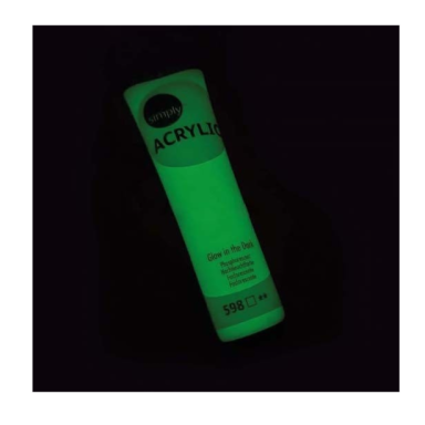 Akriliniai dažai Daler-Rowney Simply 75 ml Glow in the Dark (šviečiantys tamsoje) Akriliniai dažai Daler-Rowney Simply 75 ml Glow in the Dark (šviečiantys tamsoje)