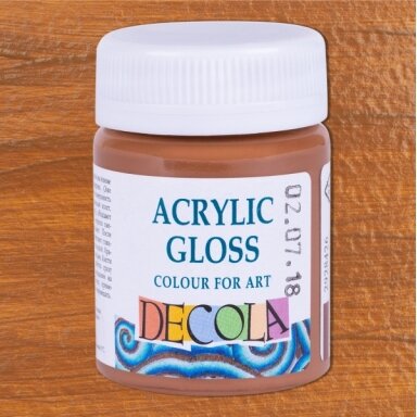 Akriliniai dažai Decola 50 ml Nr.426 šviesiai rudos spalvos