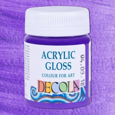 Akriliniai dažai Decola 50 ml Nr.607 violetinės spalvos