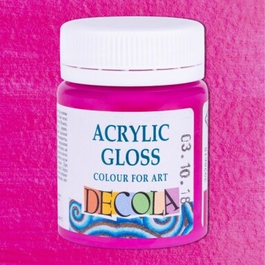 Akriliniai dažai Decola 50 ml Nr.618 fuksija spalvos