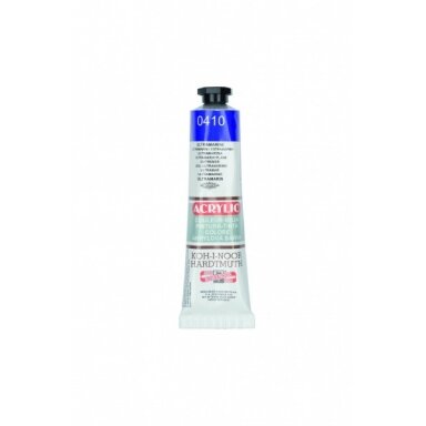 Akriliniai dažai Koh-I-Noor 40 ml 0410 ultramarinas Akriliniai dažai Koh-I-Noor 40 ml 0410 ultramarinas