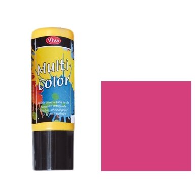 Акриловая краска Viva Decor Multi-Color 90 мл розовая