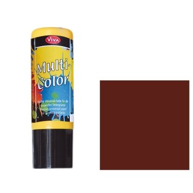 Акриловая краска Viva Decor Multi-Color 90 мл шоколадная