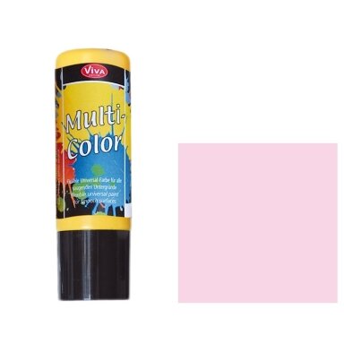 Акриловая краска Viva Decor Multi-Color 90 мл светло-розовая Акриловая краска Viva Decor Multi-Color 90 мл светло-розовая