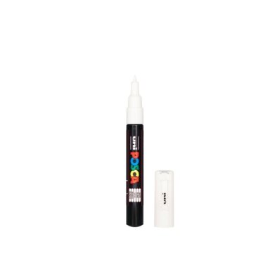 Акриловый маркер Uni POSCA PC-1M, белый, 0.7–1 мм, № 1 Акриловый маркер Uni POSCA PC-1M, белый, 0.7–1 мм, № 1