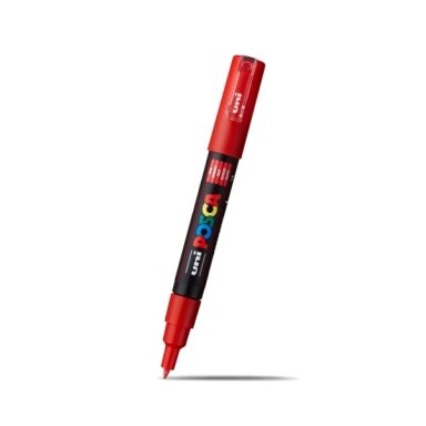 Акриловый маркер Uni POSCA PC-1M, красный, 0.7–1 мм, № 15 Акриловый маркер Uni POSCA PC-1M, красный, 0.7–1 мм, № 15