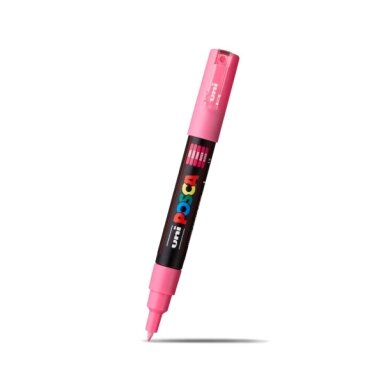 Акриловый маркер Uni POSCA PC-1M, розовый, 0.7–1 мм, № 13 Акриловый маркер Uni POSCA PC-1M, розовый, 0.7–1 мм, № 13