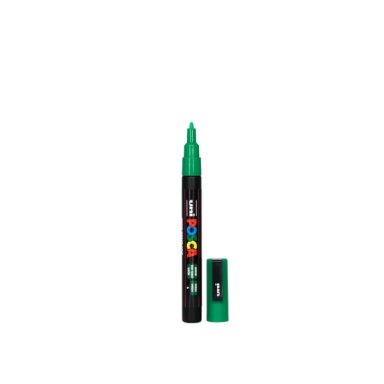 Акриловый маркер Uni POSCA PC-3M, зелёный, 0.9–1.3 мм, № 6 Акриловый маркер Uni POSCA PC-3M, зелёный, 0.9–1.3 мм, № 6