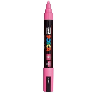 Акриловый маркер Uni POSCA PC-5M, розовый, 1.8–2.5 мм, № 13 Акриловый маркер Uni POSCA PC-5M, розовый, 1.8–2.5 мм, № 13