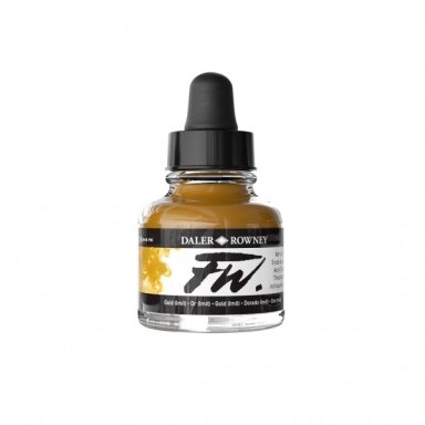 Akrilinis rašalas Daler-Rowney FW 29,5 ml auksinė (imitacija)