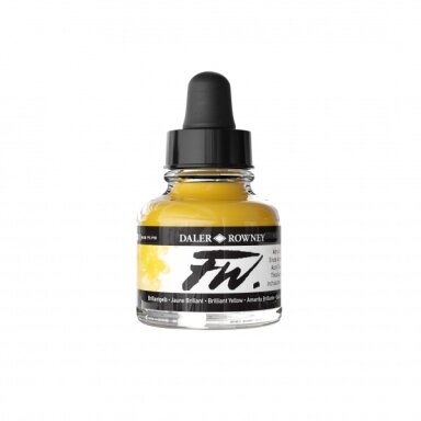 Akrilinis rašalas Daler-Rowney FW 29,5 ml briliantinė geltona