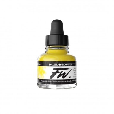 Akrilinis rašalas Daler-Rowney FW 29,5 ml citrininė