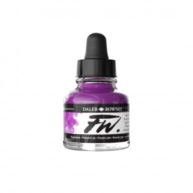 Akrilinis rašalas Daler-Rowney FW 29,5 ml ežero purpurinė