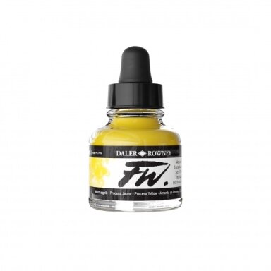 Akrilinis rašalas Daler-Rowney FW 29,5 ml geltona