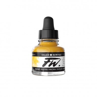 Akrilinis rašalas Daler-Rowney FW 29,5 ml indijos geltona