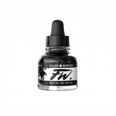 Akrilinis rašalas Daler-Rowney FW 29,5 ml juoda
