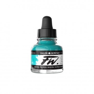 Akrilinis rašalas Daler-Rowney FW 29,5 ml jūros mėlyna