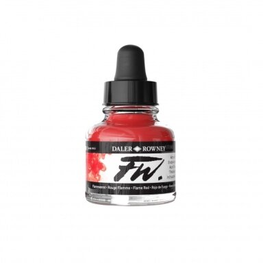 Akrilinis rašalas Daler-Rowney FW 29,5 ml liepsnos raudona