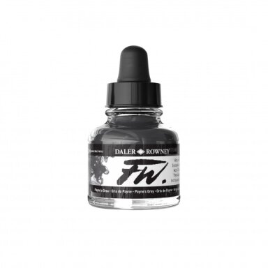 Akrilinis rašalas Daler-Rowney FW 29,5 ml "Payne" pilka