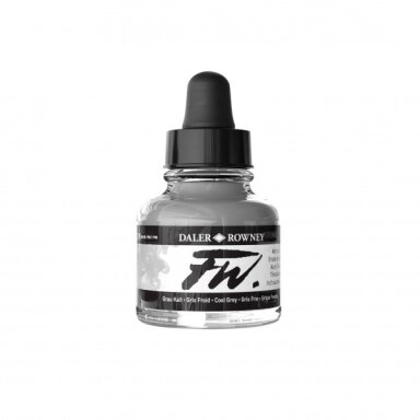 Akrilinis rašalas Daler-Rowney FW 29,5 ml pilkas šaltas