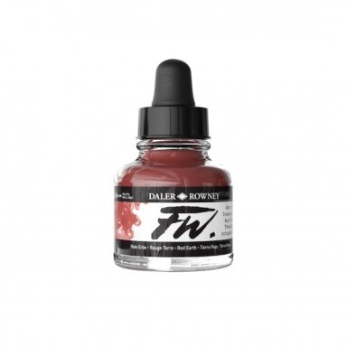 Akrilinis rašalas Daler-Rowney FW 29,5 ml raudona žemė