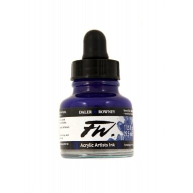 Akrilinis rašalas Daler-Rowney FW 29,5 ml "Rowney" mėlyna